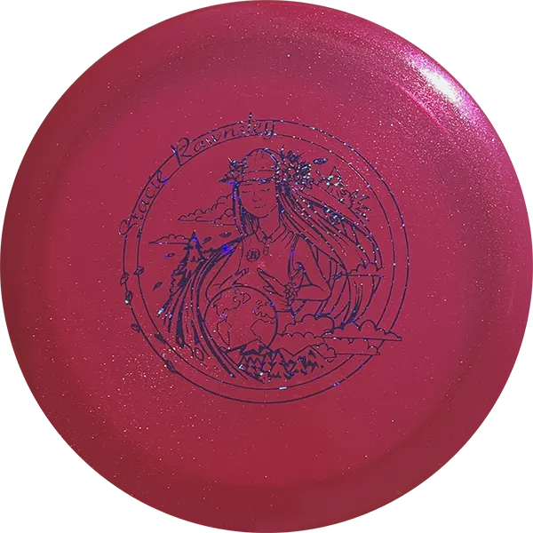 PurplePink Glimmer (Blue dots)