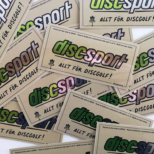 Discsport Sticker - Stickers - Discsport | Disc Golf